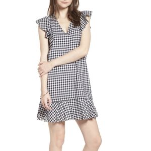 Madewell gingham dress.